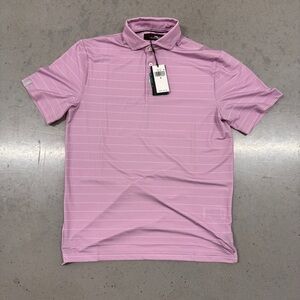 RLX Ralph Lauren Light Purple Performance Polo Shirt.